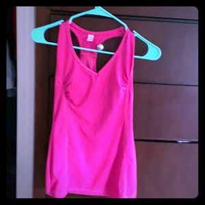 Slim fit, hot pink tank from Gap - good condition